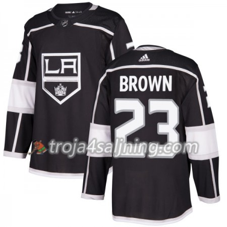 Los Angeles Kings tröja Dustin Brown 23 Adidas 2017-2018 Svart Authentic - NHL Tröjor Herr